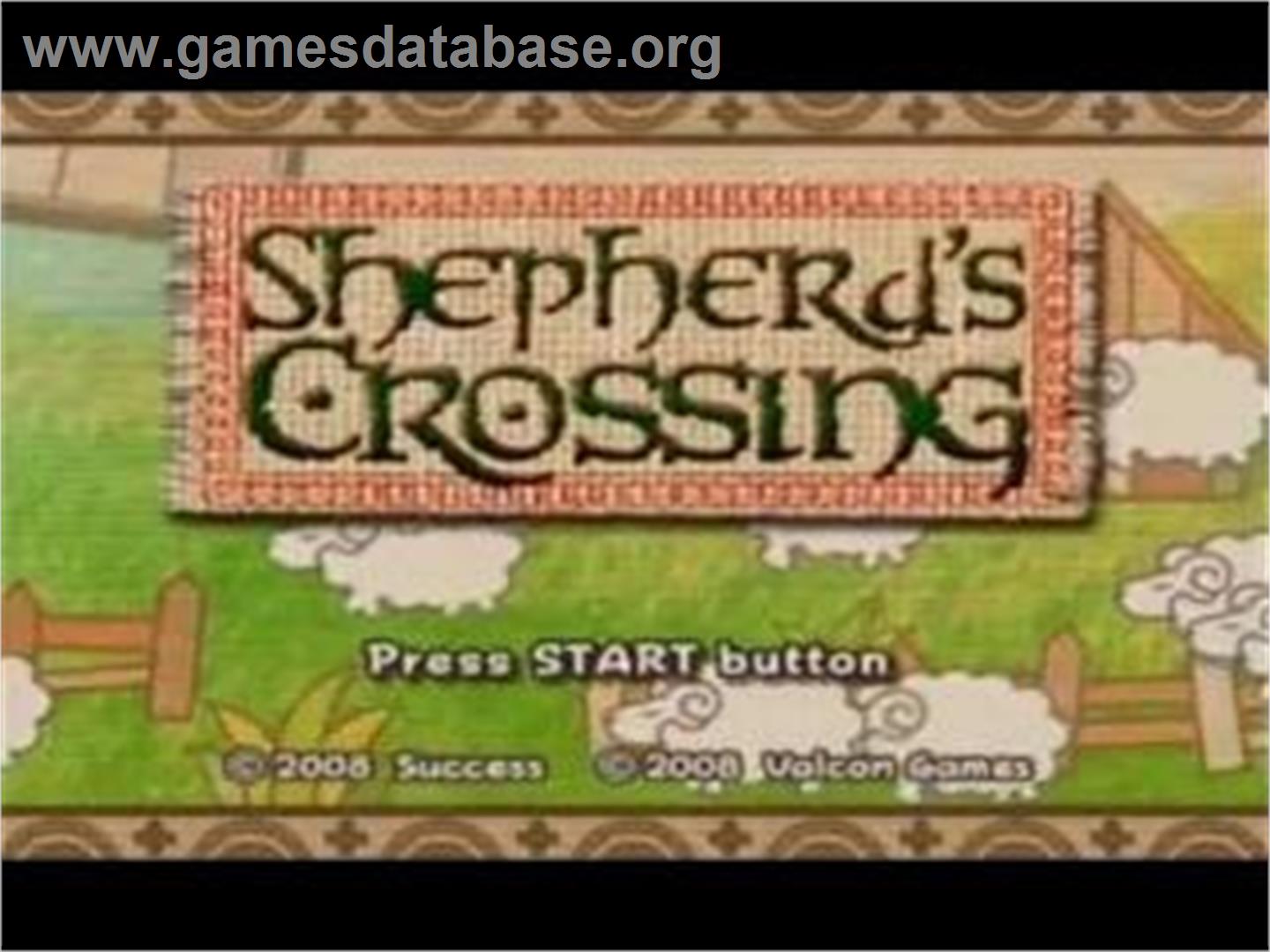 Shepherd's Crossing - Sony Playstation 2 - Artwork - Title Screen